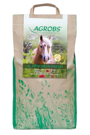 Agrobs alpen grun mash 5 kg luzernevrije slobber