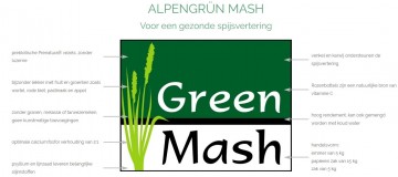 Agrobs alpen grun mash slobber paard