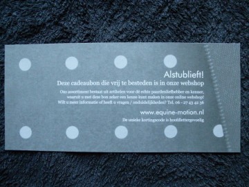 Cadeaubon achterzijde