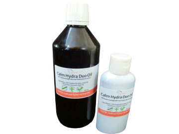 Calm hydra duo onderhoud huidolie bij schilfers