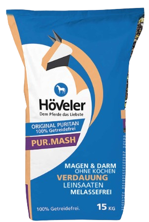 Hoveler pur mash melasse vrij slobber
