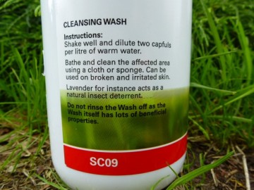 Botanica Cleansing Wash etiket