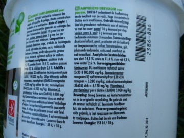 Biotin-P ingredienten dosering