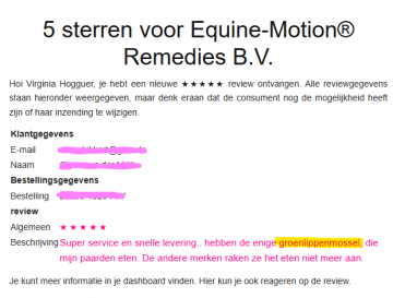 Review cr - groenlipmossel paard