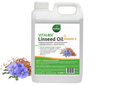Vitalbix lijnzaadolie paarden
